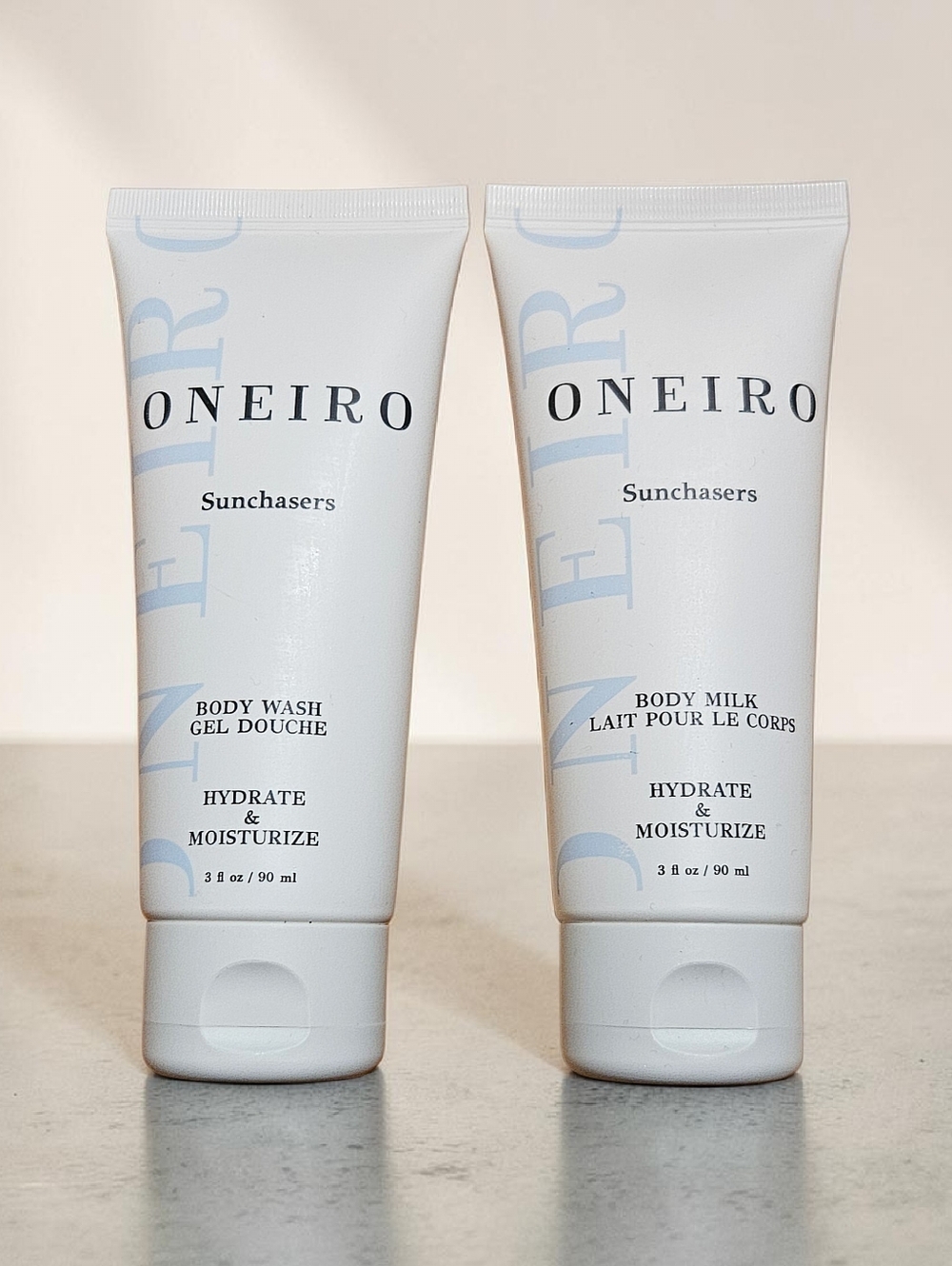 Oneiro  Sunchasers Bath Milk And Body Wash Set Refreshing & Moisturizing NEW